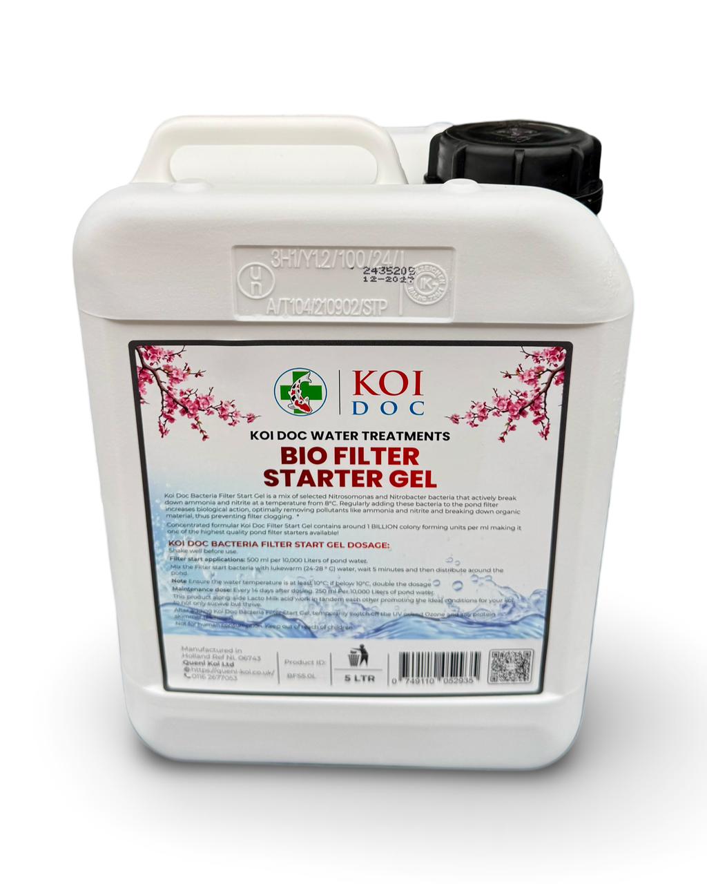 Koi Doc Bio Filter Starter Gel 1 Litre, 5 Litre