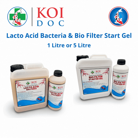 Koi Doc  Filter Start Gel and Lacto Bacteria Acid