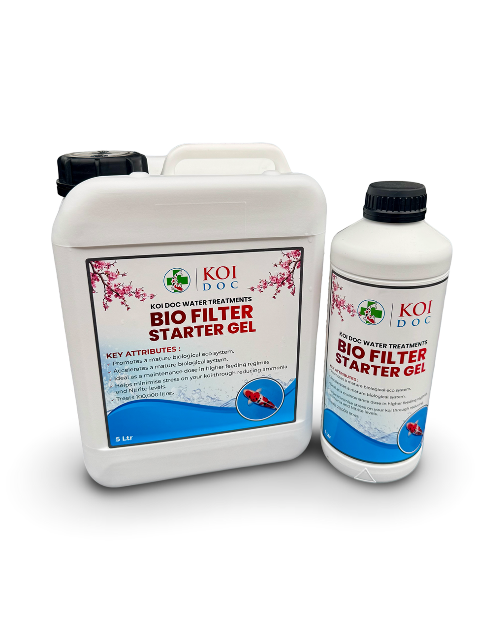 Koi Doc Bio Filter Starter Gel 1 Litre, 5 Litre