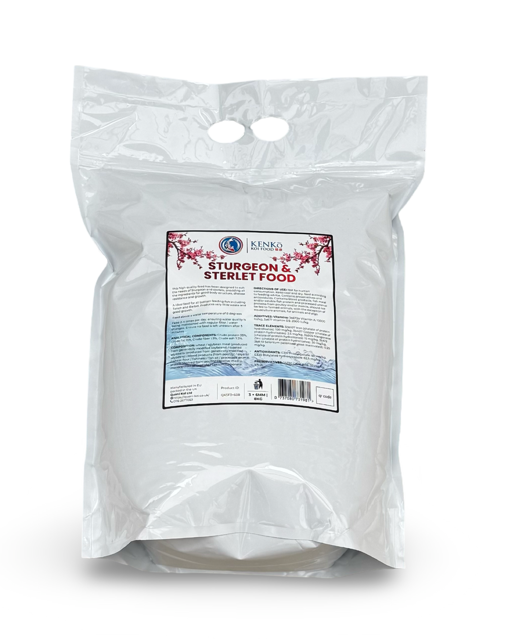 Kenko Sturgeon, Sterlet and bottom feeders - 3+6mm Mix - 2kg, 5kg, 8kg