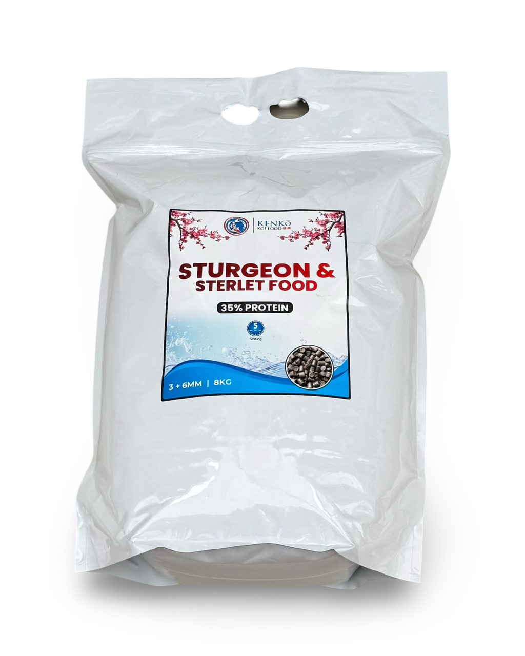 Kenko Sturgeon, Sterlet and bottom feeders - 3+6mm Mix - 2kg, 5kg, 8kg