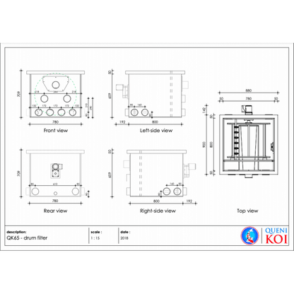 QK65 Drum Filter