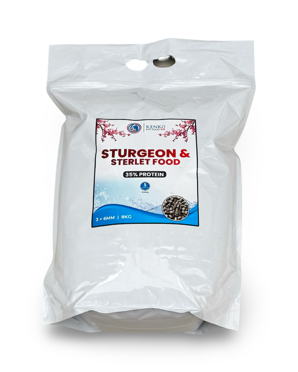 Kenko Sturgeon, Sterlet and bottom feeders, 3+6mm Mix, 2kg, 5kg, 8kg