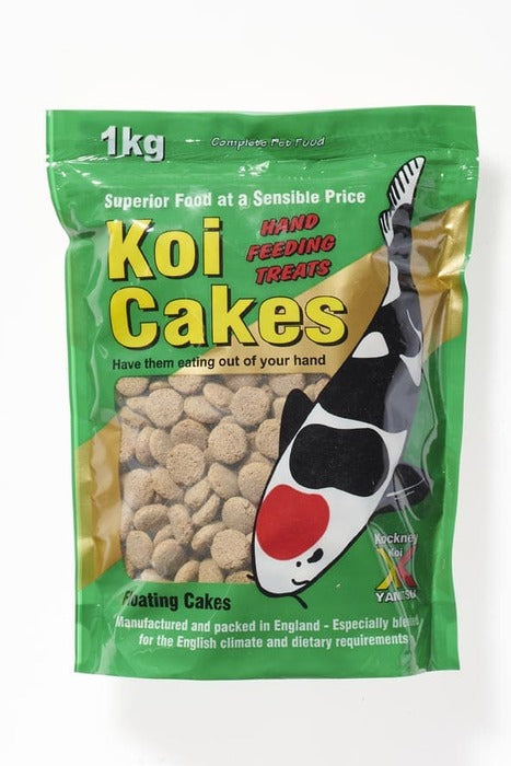 Koi Cakes Feeding Treats 1kg, 2kg packs